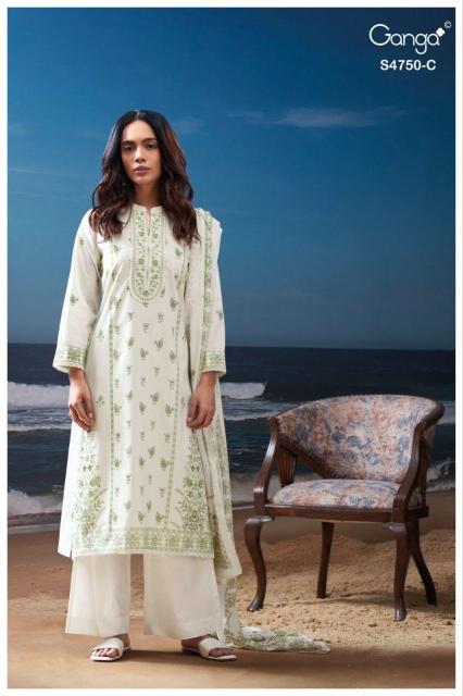Ganga eaelith 4750 dress material cheap wholesale